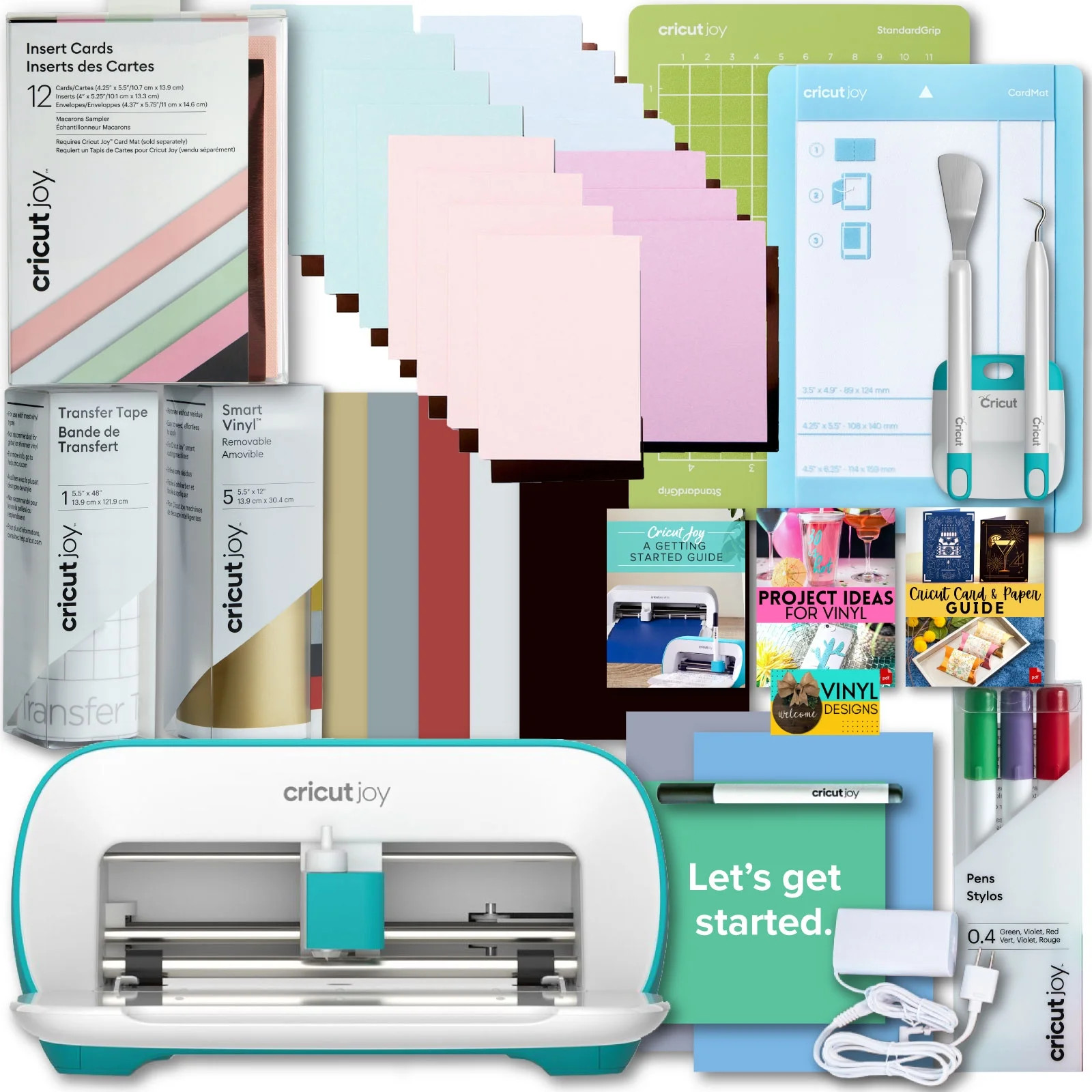 Cricut Joy Machine with Insert Cards and Smart Vinyl Bundle for Beginner DIY Projects | Walmart (US)