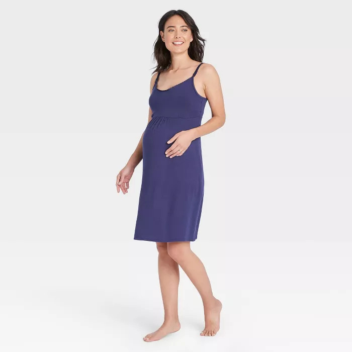 Drop Cup Nursing Maternity Chemise - Isabel Maternity by Ingrid & Isabel™ | Target