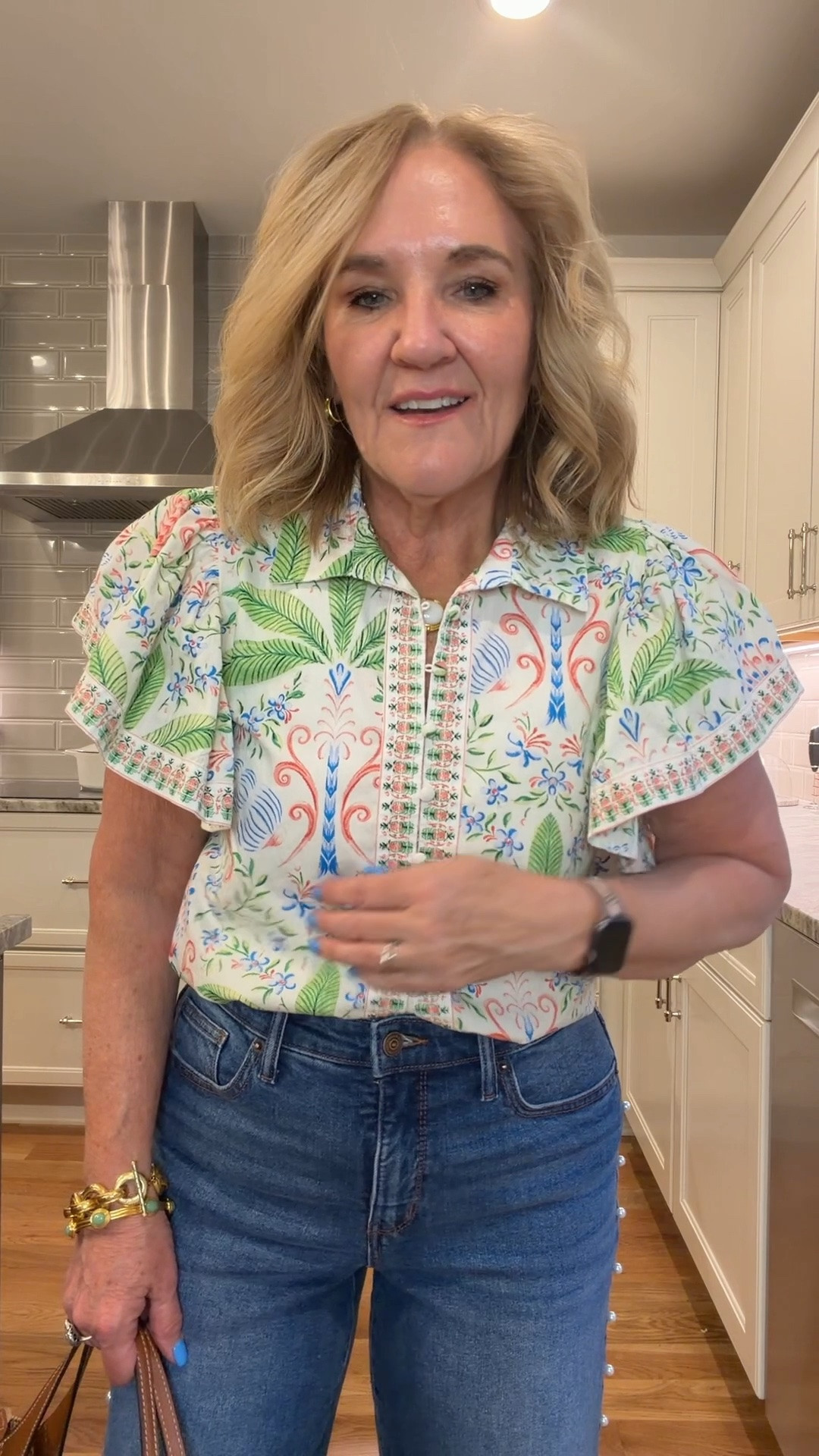 Blouse size medium 
10% off my bag code NANETTE
Belk has some pretty tops for summer! Under $30

#LTKSaleAlert #LTKOver40 #LTKootd