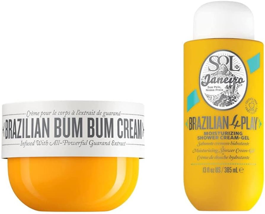SOL DE JANEIRO Brazilian Bum Bum Cream Full Size and Brazilian 4 Play Moisturizing Shower Cream G... | Amazon (US)