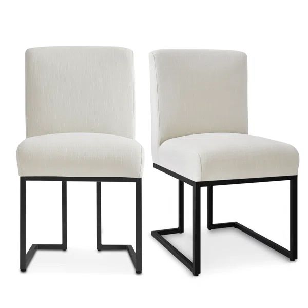 Bende Fabric Solid Back Parsons Chair (Set of 2) | Wayfair North America
