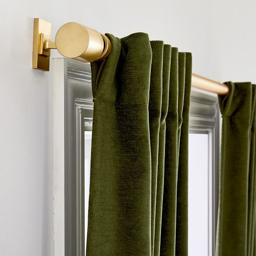 Worn Velvet Curtain | West Elm (US)