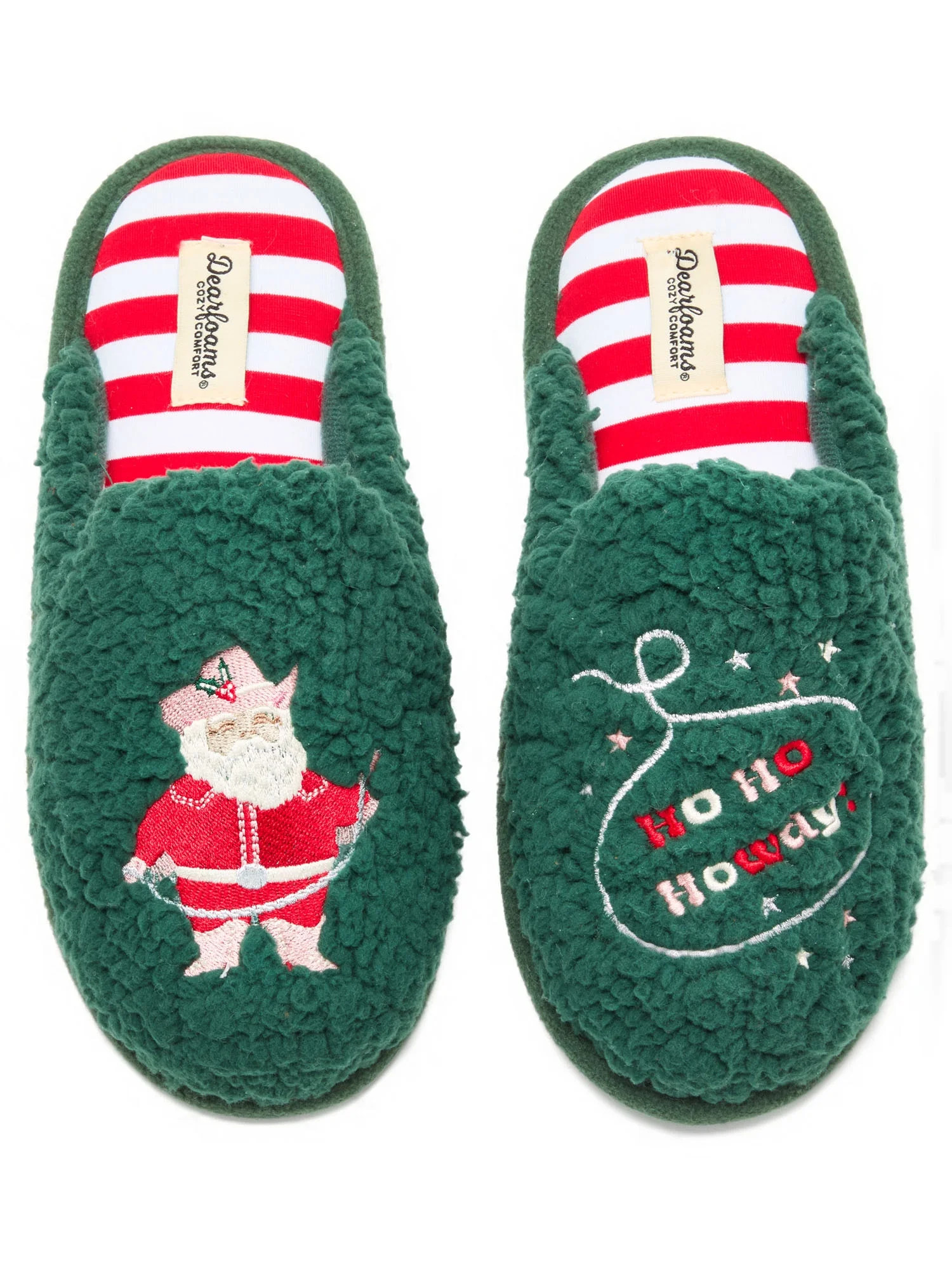Dearfoams Cozy Comfort Women's Holiday Novelty Slippers | Walmart (US)