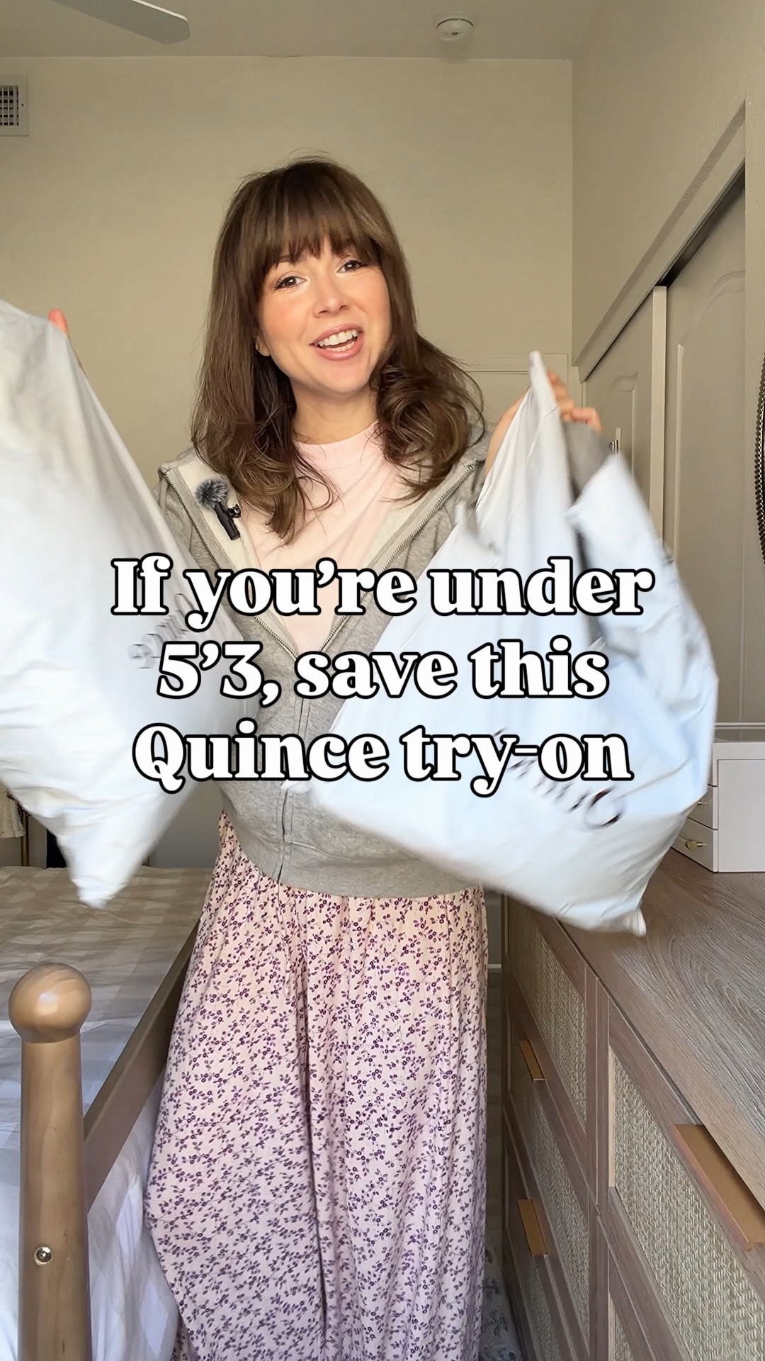 Petite-friendly Quince finds I actually wear.
I’m 5’2 and this haul covers the staples petites struggle with most — denim that fits without tailoring, winter sweaters that don’t overwhelm a smaller frame, and easy pieces that work for real life.
If you’re under 5’3, this is one to save.


Jeans are 25 I’m 5ft2
Pink sweater small
White sweater small
Green cardigan XS 
Zip XS 
Legging XS 



#LTKFindsUnder100 #LTKPetite