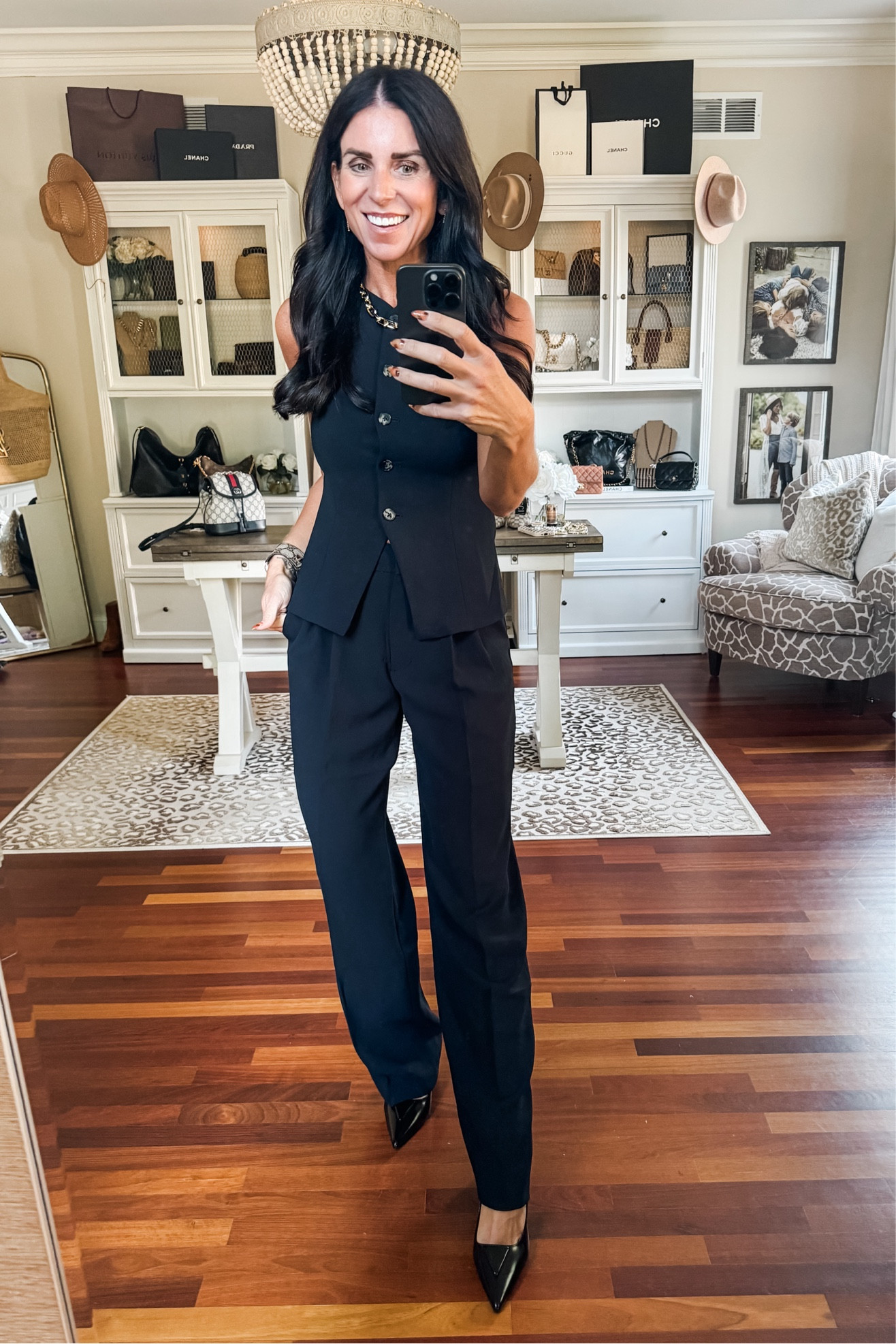 4 vest
 4 tall pant 

#LTKFindsUnder100 #LTKWorkwear #LTKStyleTip