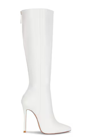 Miliano Faux Leather Boot in Nieve | Revolve Clothing (Global)