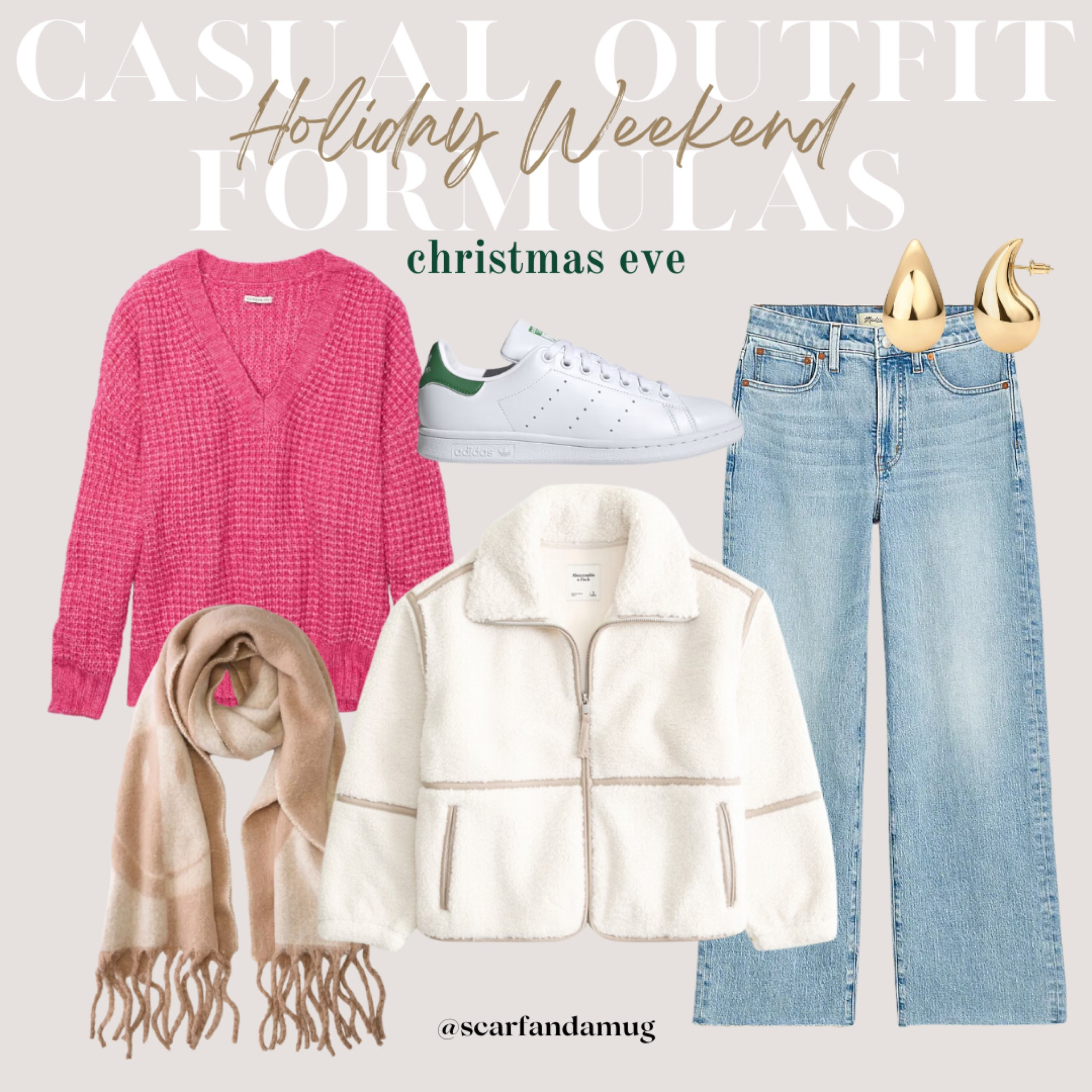 Casual outfit formuals - Christmas Eve 🎄

#LTKmidsize #LTKSeasonal #LTKHoliday