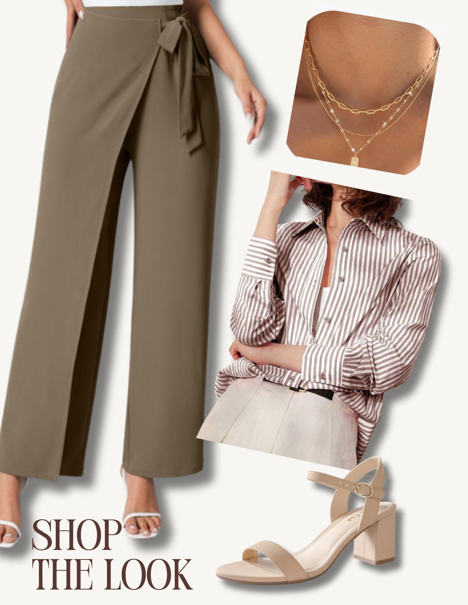 ✨ Smart Casual | Work Ready | Fall Outfit Inspo | Wrap pants with a striped button down top | Layer with a lightweight blazer or cardigan

#LTKWorkwear #LTKSeasonal #LTKStyleTip