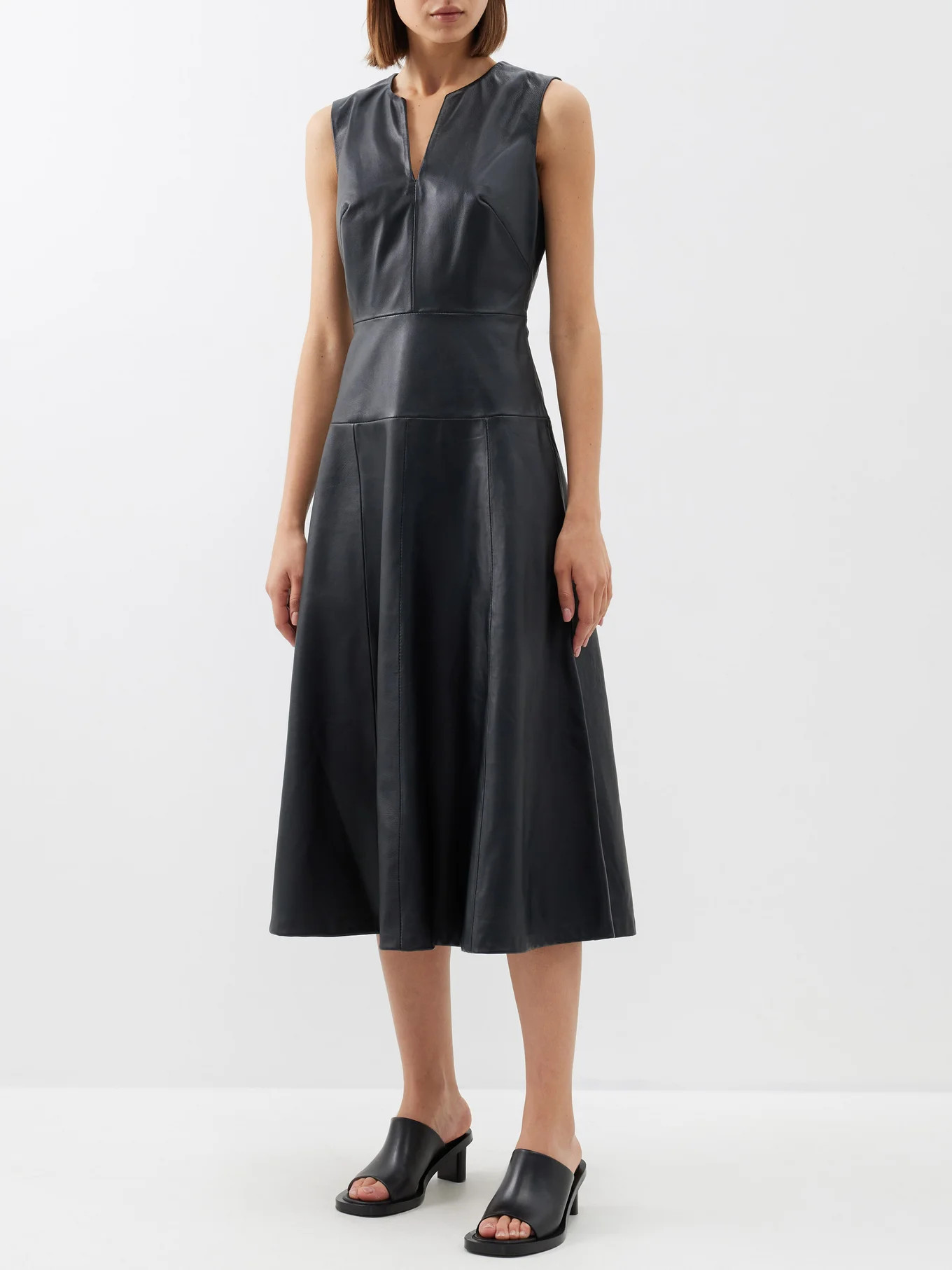 Ronnie leather midi dress | Cefinn | Matches (UK)