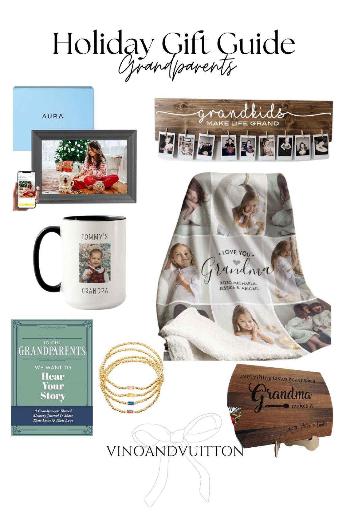 Holiday gift guide for grandparents


Grandparents gifts
Gift guide
Holiday shopping
Grandkids
Personalized gifts 

#LTKHoliday #LTKGiftGuide #LTKFamily