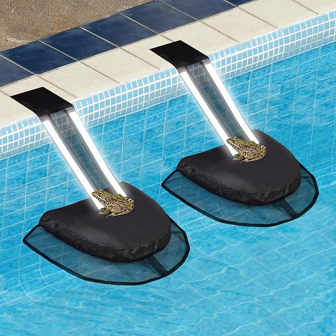 Pro Frog Animal Life Saver Saving Escape Ramp Bridge Ladder for Swimming Pool Floating Small Wild... | Amazon (US)