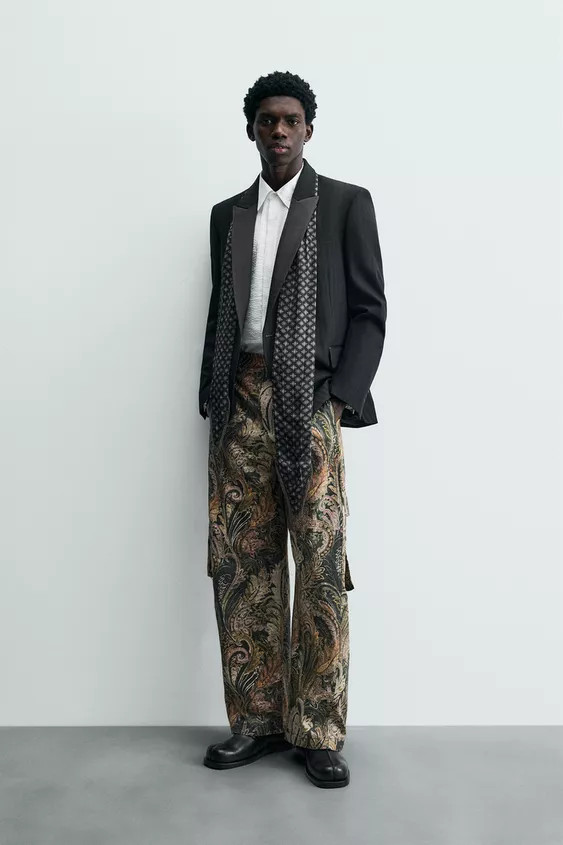 BARREL FIT PAISLEY CARGO PANTS LIMITED EDITION | Zara US