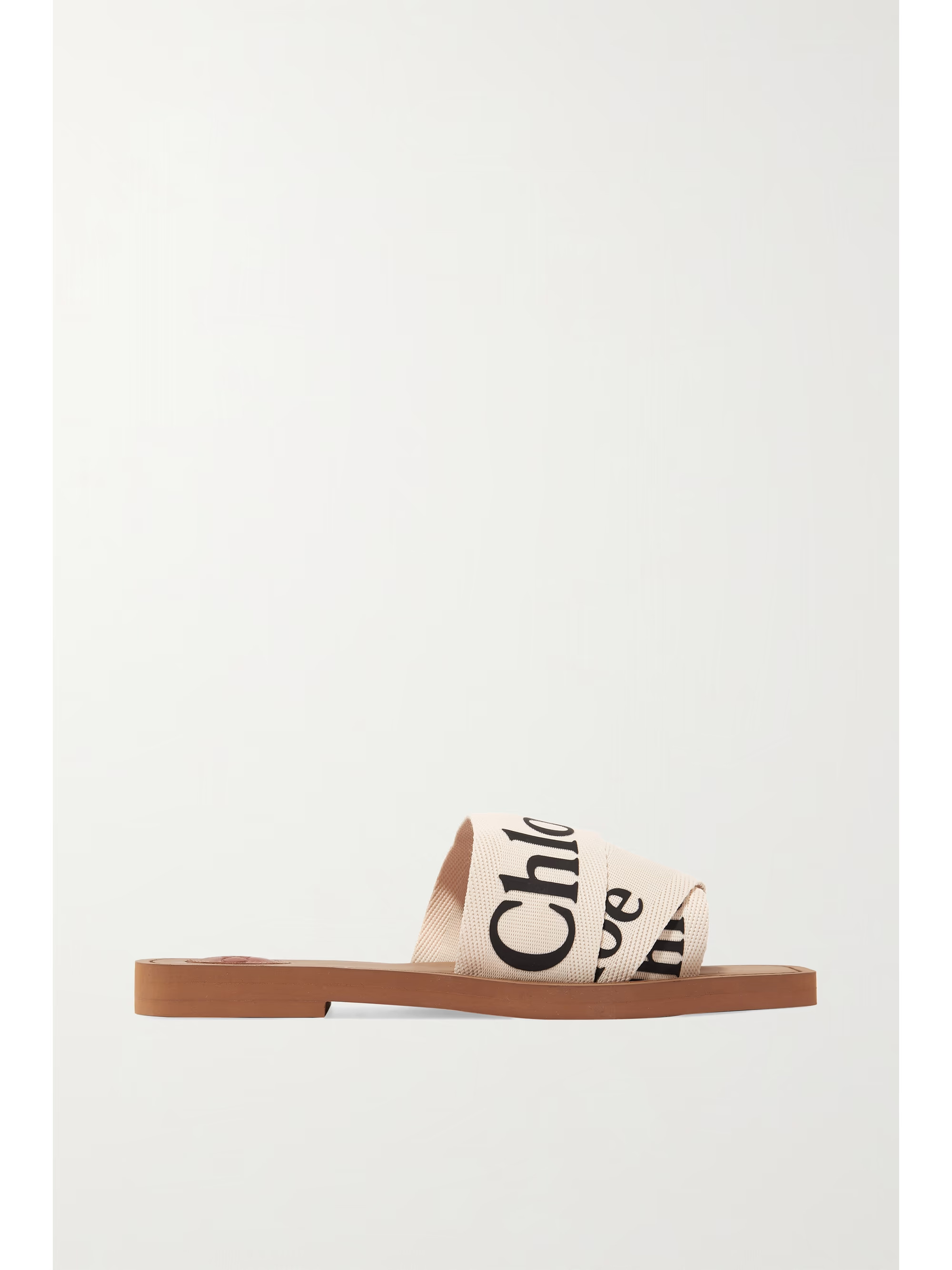 Woody logo-print canvas slides | NET-A-PORTER (US)