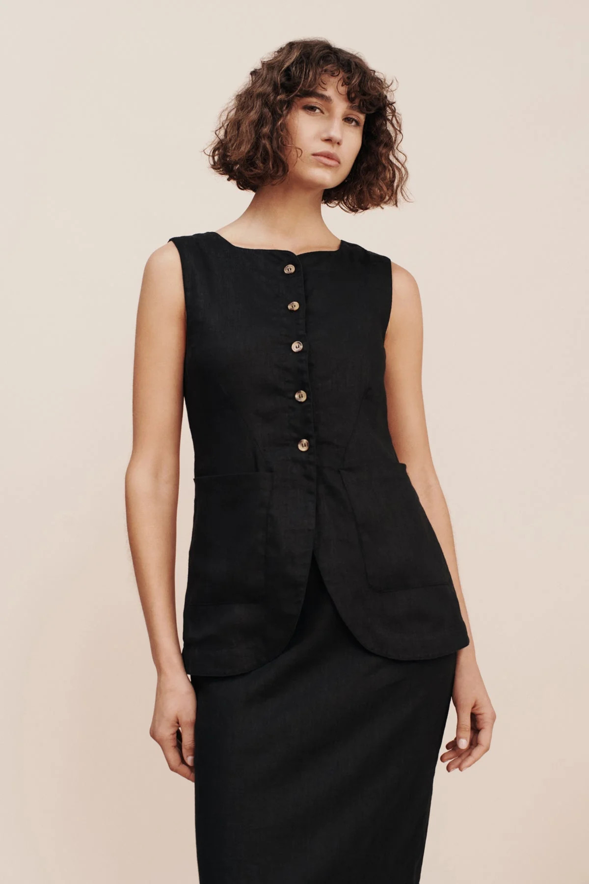 EMMA VEST - BLACK COMING SOON | POSSE (US)