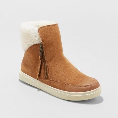 Women's Lei Sneakers Fashion Boots - Universal Thread™ Chestnut 7 | Target