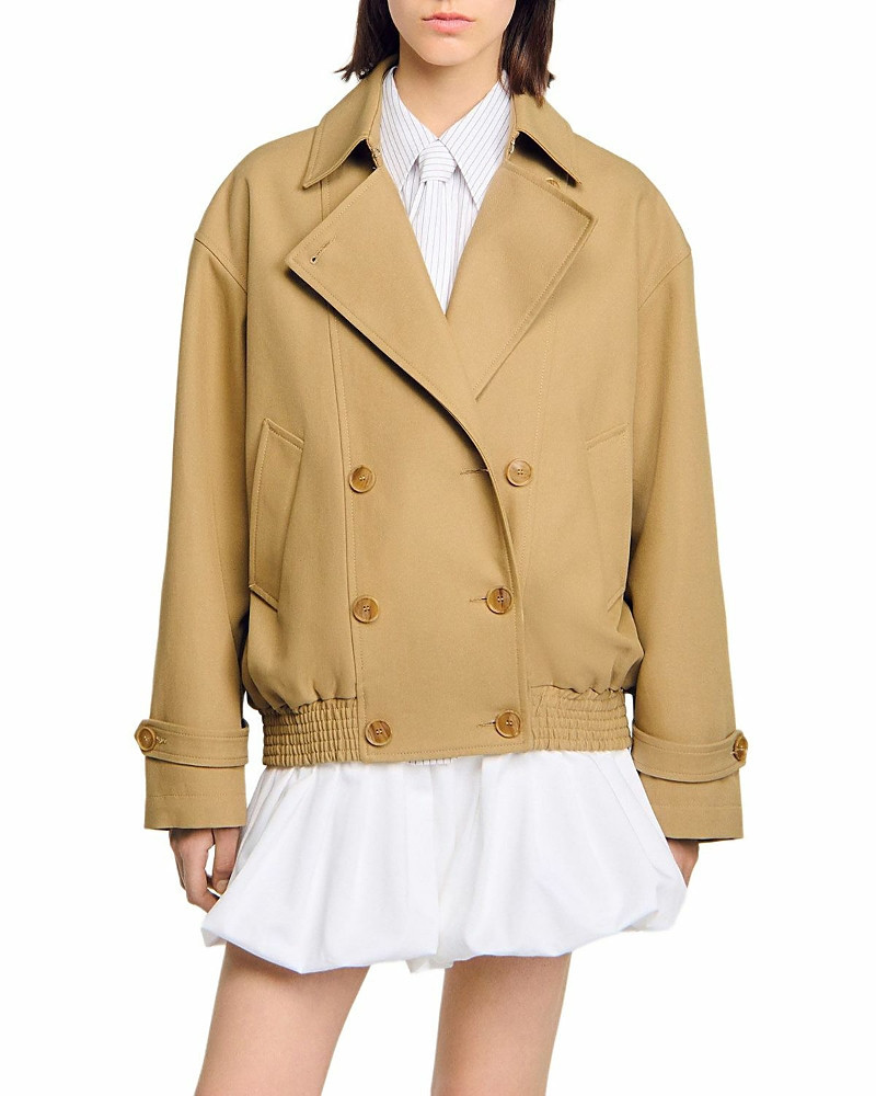 Sandro Short Oversized Trench Coat | Bloomingdale's (US)