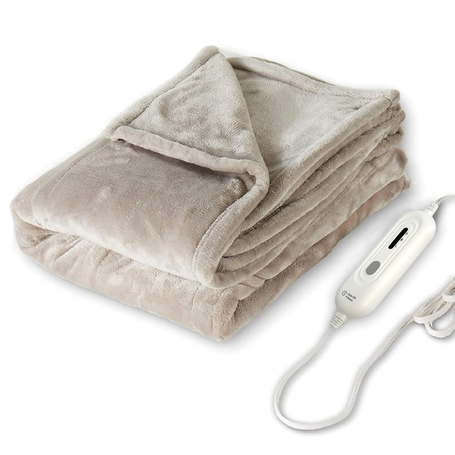 Tefici Electric Heated Blanket Throw, Super Cozy Soft 2-Layer Flannel 50" x 60" Heated Throw with... | Amazon (US)
