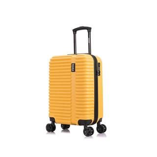 Ally 20 in. Mustard Lightweight Hardside Spinner Carry on | The Home Depot