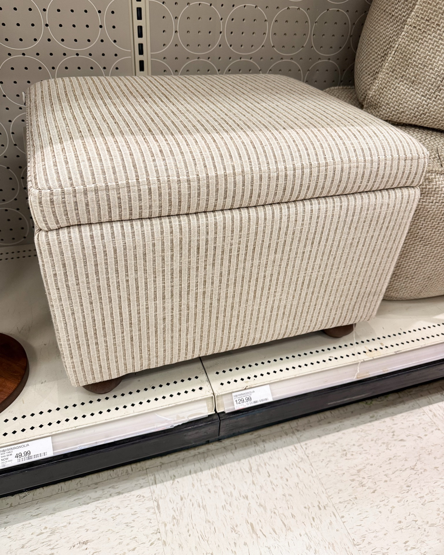 such a pretty ottoman! It has storage inside. 

target finds, target home

#LTKSaleAlert #LTKHome #LTKootd