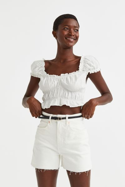 High Waist Denim Shorts | H&M (US + CA)