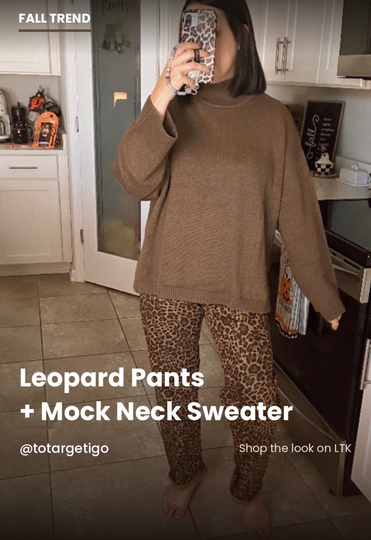 GAP is killing it right now! Love this style for Fall!

leopard print pants, animal print pants, mock neck sweater, brown oversized sweater, leopard pants outfit, fall loungewear

#LTKOver40 #LTKSeasonal #LTKootd