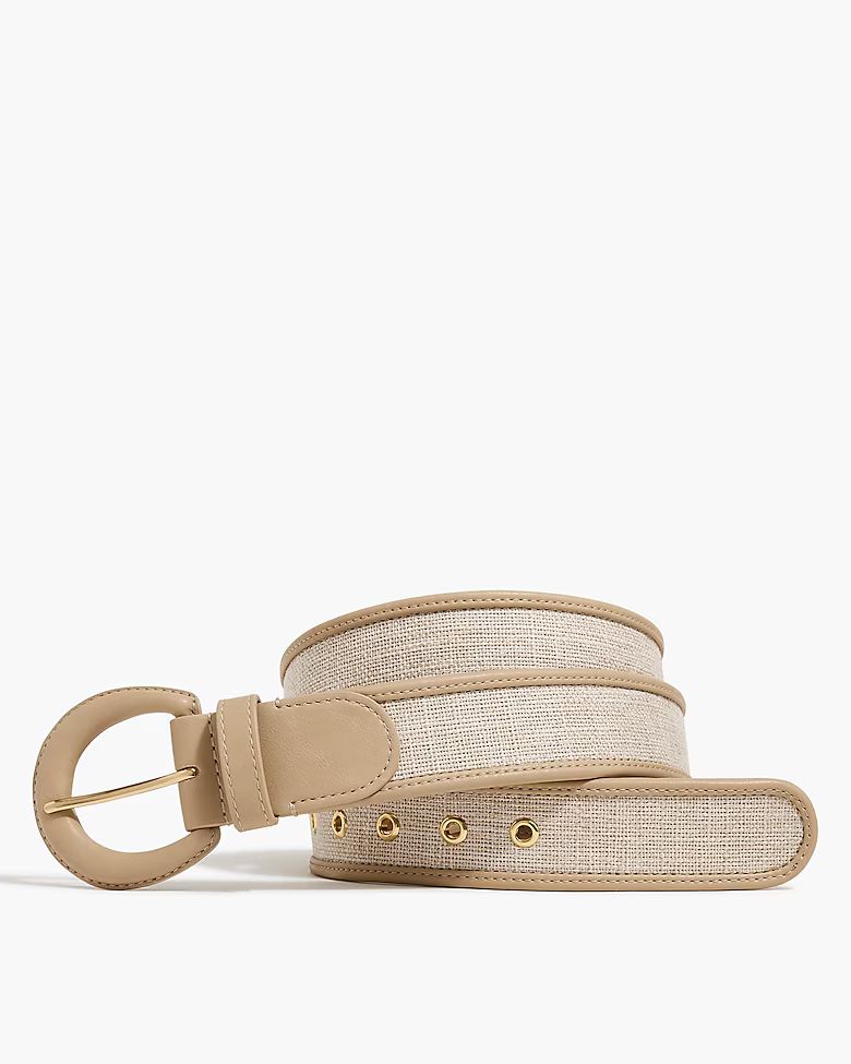 Woven leather waist belt | J.Crew Factory