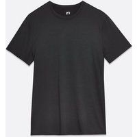 Men's Black Short Sleeve Crew Sports T-Shirt New Look | New Look (UK)