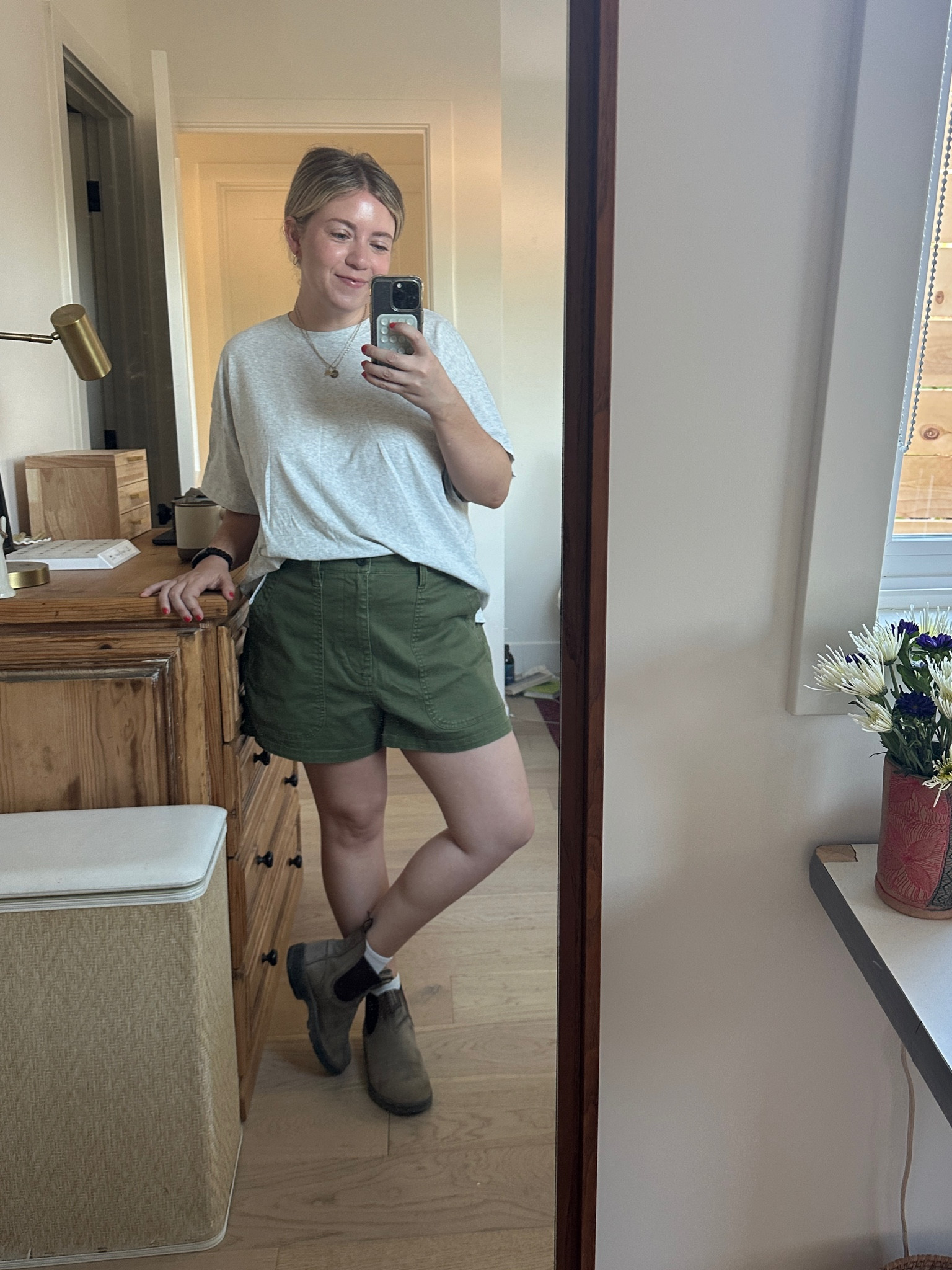 Shorts season is here. Madewell and Old Navy for the first few hot days of summer!