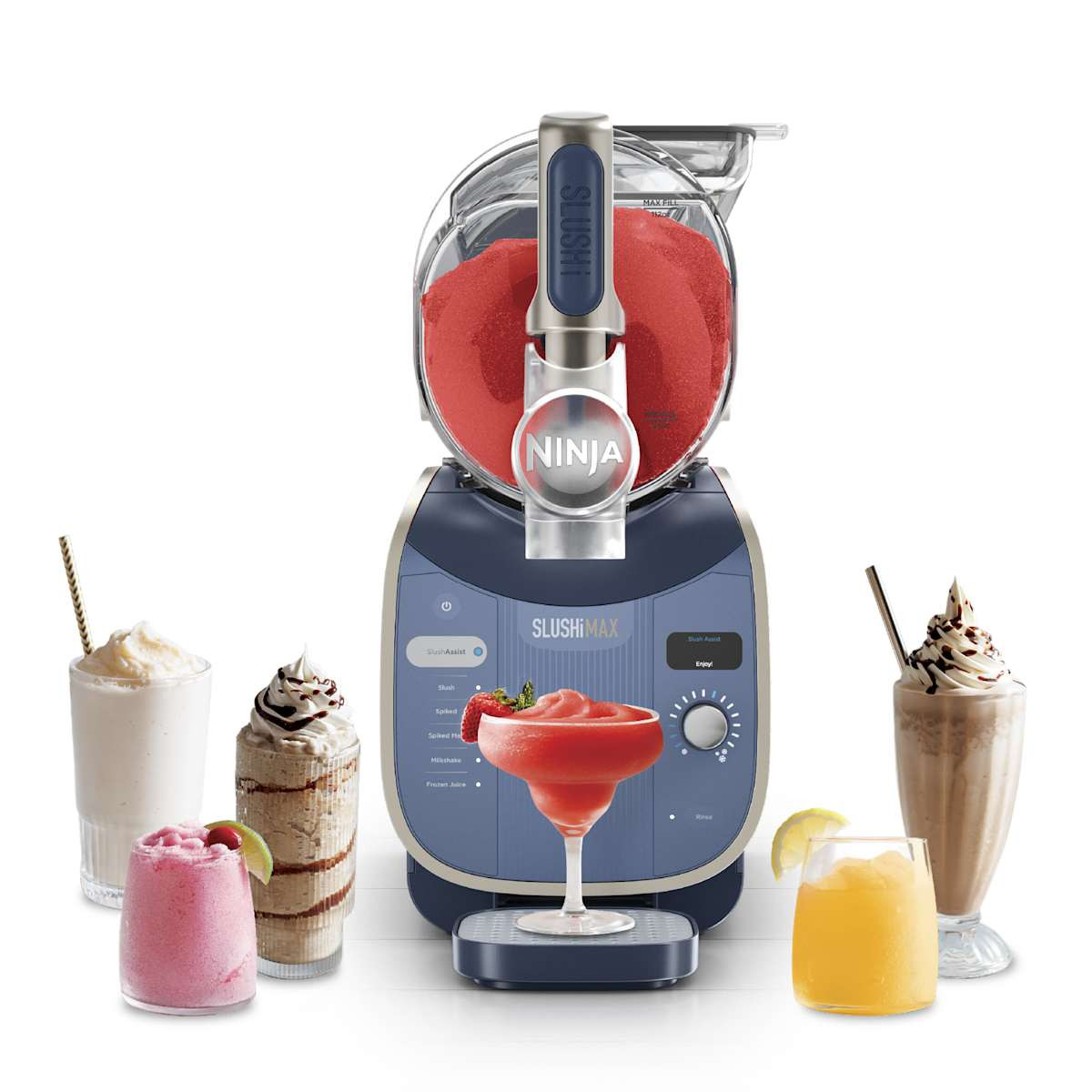 Ninja SLUSHi MAX Slushie Machine in Blue, 12& Servings in Blue | FS605BL | SharkNinja | SharkNinja