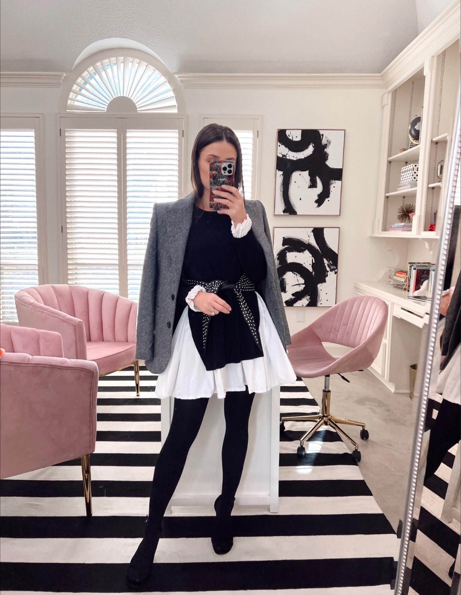 Dressed up my stockings for this OOTD! 

#LTKstyletip #LTKSeasonal #LTKshoecrush