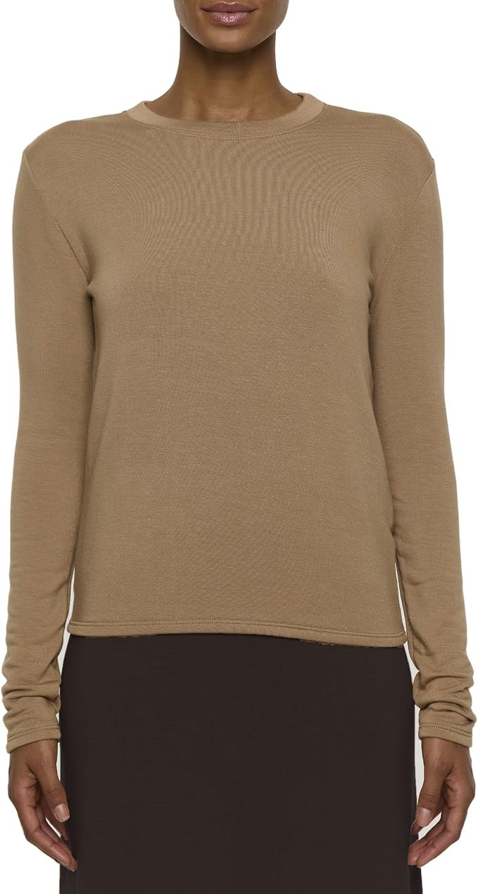 Bleusalt The Classic Crew | Women's Soft Long Sleeve T-Shirt | Refined Flattering Fit | Amazon (US)