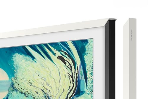 Samsung 55-inch The Frame Customizable Bezel Modern White (VG-SCFA55WTBZA, 2021 Model) | Amazon (US)