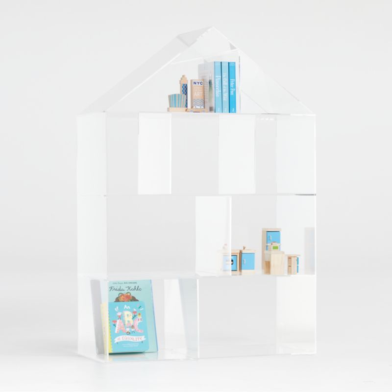 Acrylic House Kids Bookcase + Reviews | Crate & Kids | Crate & Barrel