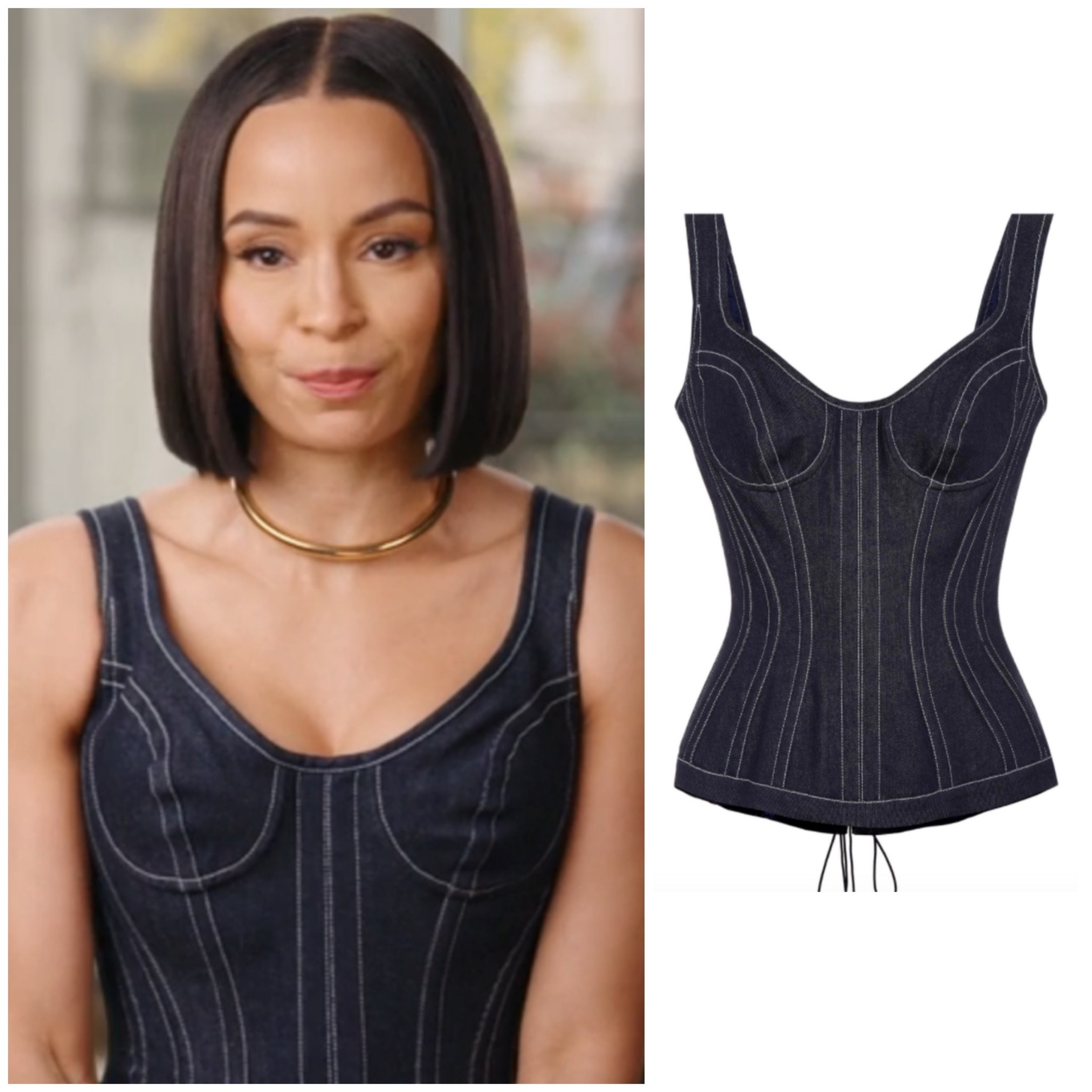 Sai De Silva’s Denim Confessional Corset 