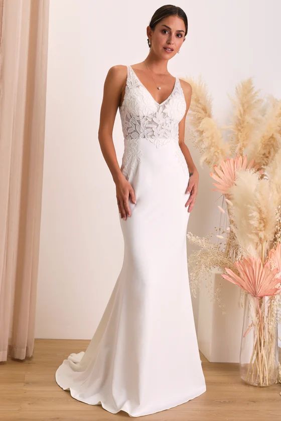 Remarkably Romantic Sheer Mesh Beaded Maxi Dress | Lulus (US)