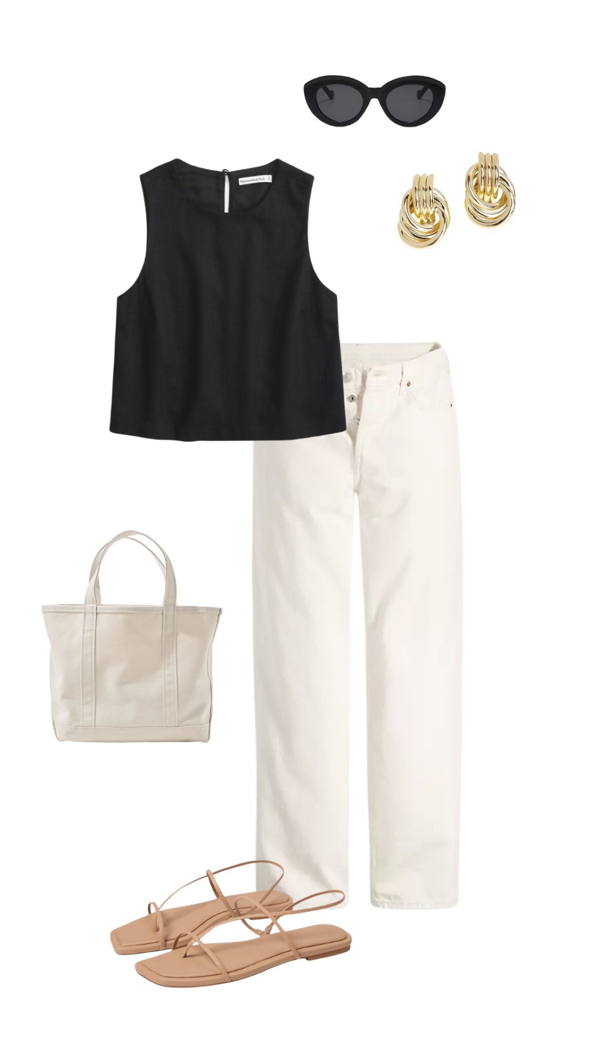 Summer outfit, cream pants, tote bag, Amazon sandals 

#LTKItBag #LTKStyleTip #LTKFindsUnder100