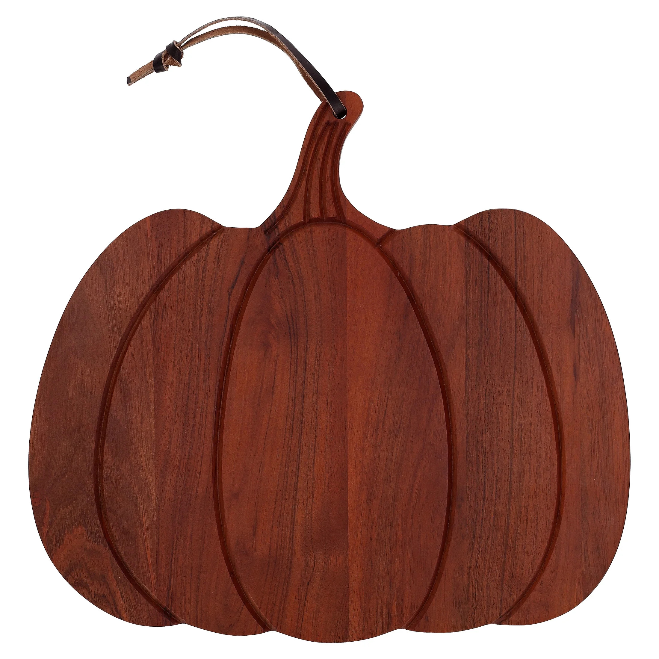 My Texas House Fall Wood Pumpkin-Shaped Serving Board, Brown, 12" x 13" | Walmart (US)