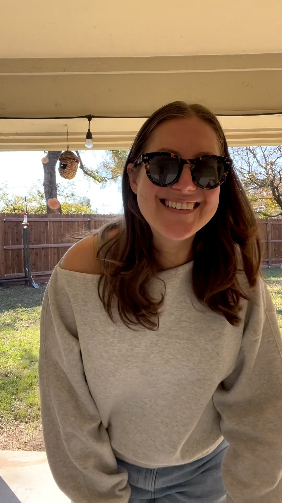 This is my definition of the perfect comfortable outfit. I'm wearing the iconic 90s Curve Love Relaxed Jeans from Abercrombie, which are famous for their incredible fit that hugs your curves in all the right places.

I layered the super soft Sunday Slash Top over a basic tank from Old Navy for the ultimate cozy, casual look. This combo is ideal for running errands, a relaxed day at work, or just lounging in style.

#LTKOver40 #LTKMidsize #LTKStyleTip