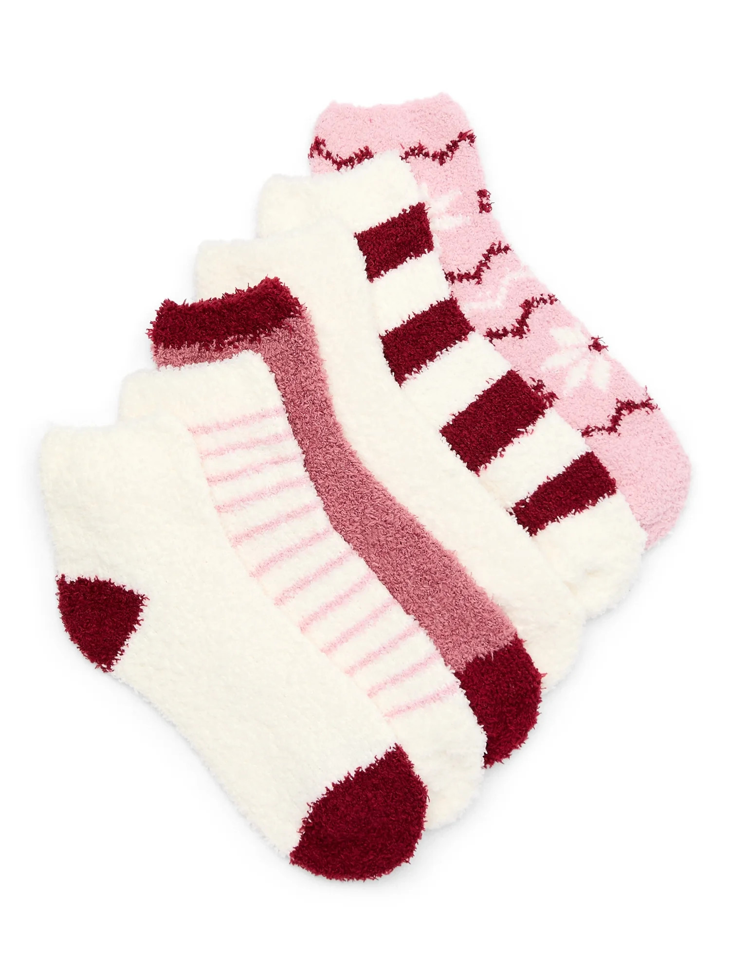 Joyspun Women's Cozy Ankle Socks, 6-Pack, Fits Shoe Sizes 4-10 | Walmart (US)