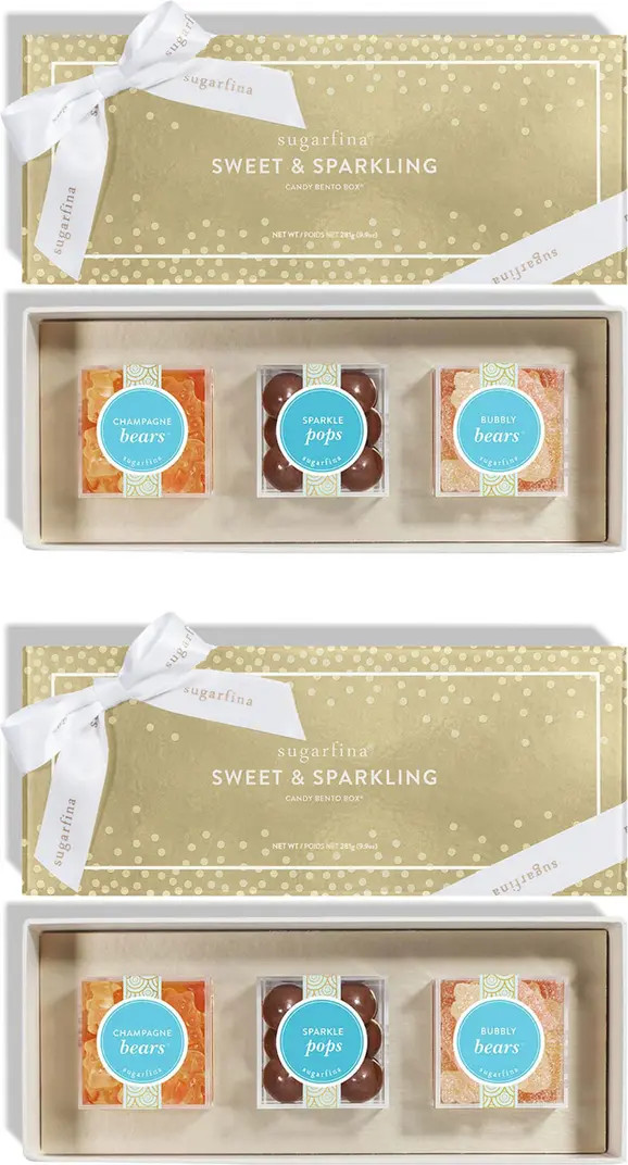 Sweet Sparkling 3-Cube Candy Bento Box Duo | Nordstrom