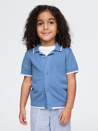Baby &amp; Toddler Textured Sweater Shirt | Gap (US)
