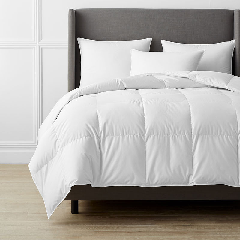 Alberta Down Comforter Extra Warmth - White, Queen | The Company Store