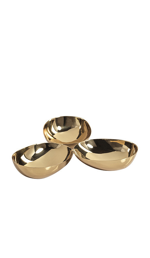 The Favorites Triple Nut Bowl in Metallic Gold. | Revolve Clothing (Global)