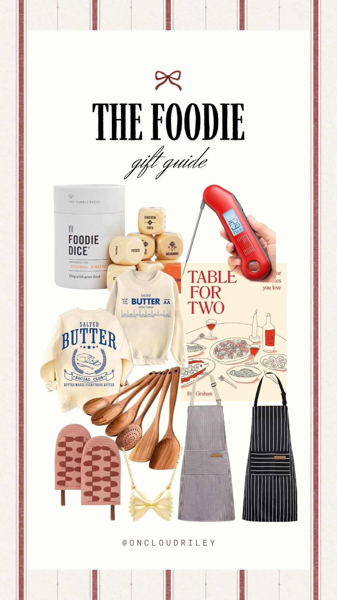 Gift guide for the foodie! 

Gifts for her | gift guide | gifts for food lovers

#LTKHome #LTKGiftGuide