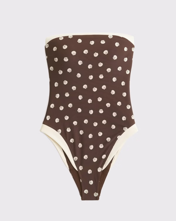 Women's A&F Marina One-Piece Swimsuit | Women's Clearance | Abercrombie.com | Abercrombie & Fitch (US)