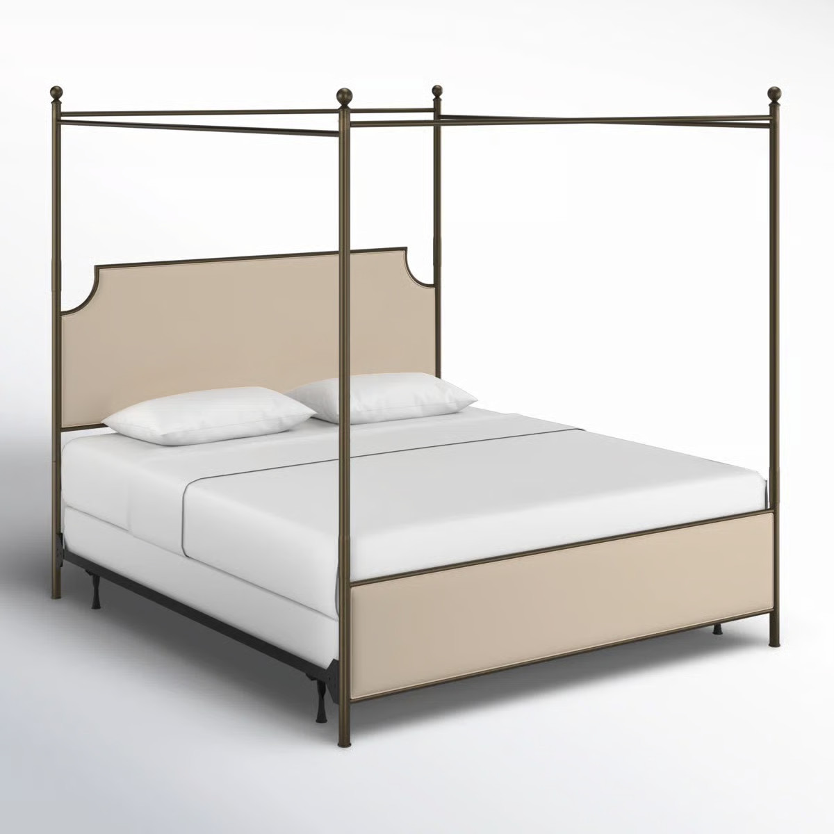 Aasif Upholstered Metal Canopy Bed | Wayfair North America