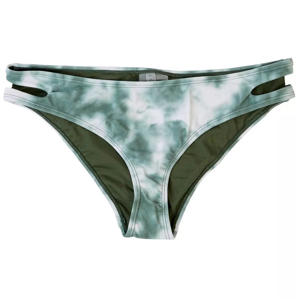 Juniors Army Tie Dye Caged Swim Bottoms | Bealls