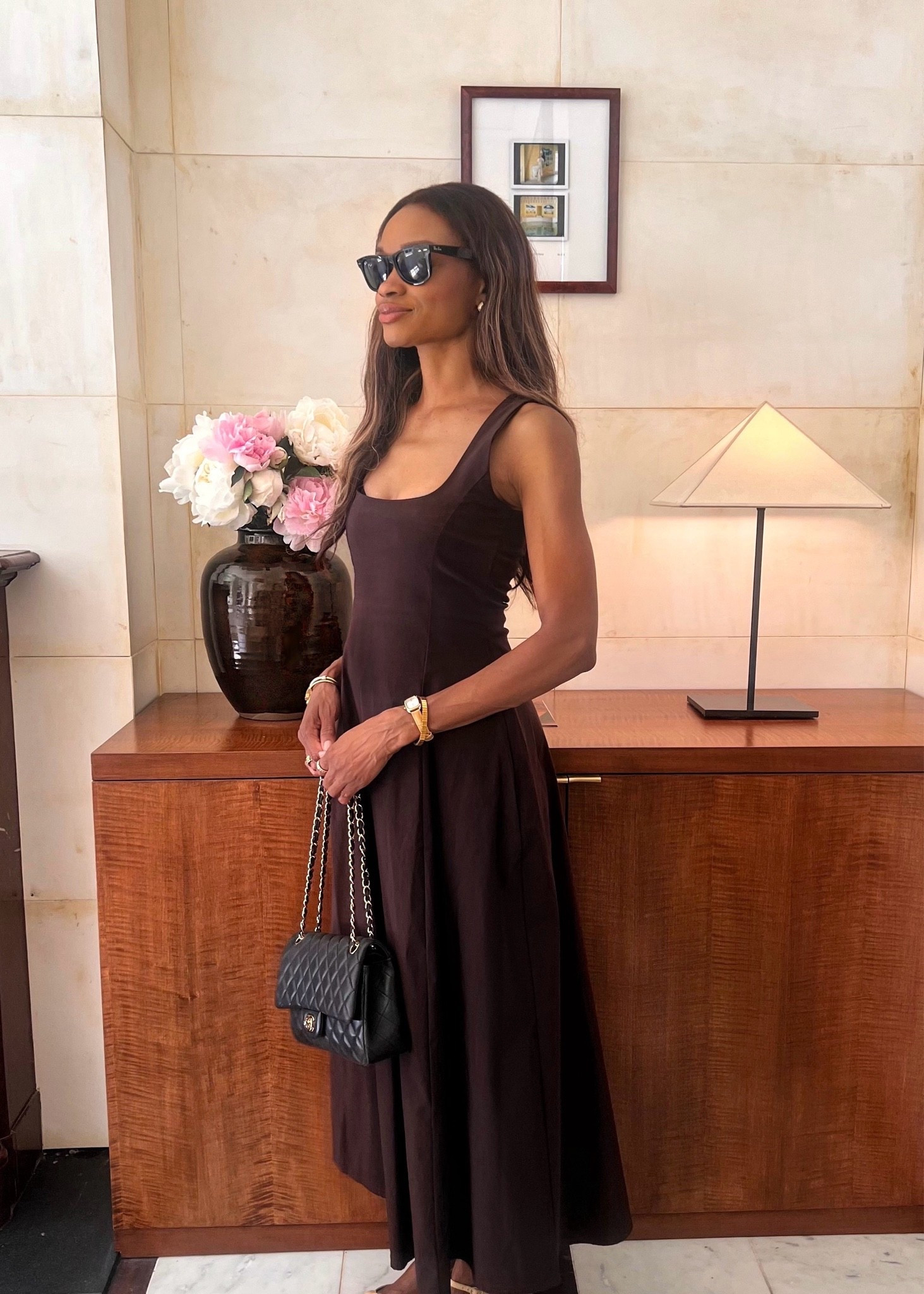 Brown maxi dress

#LTKsummer