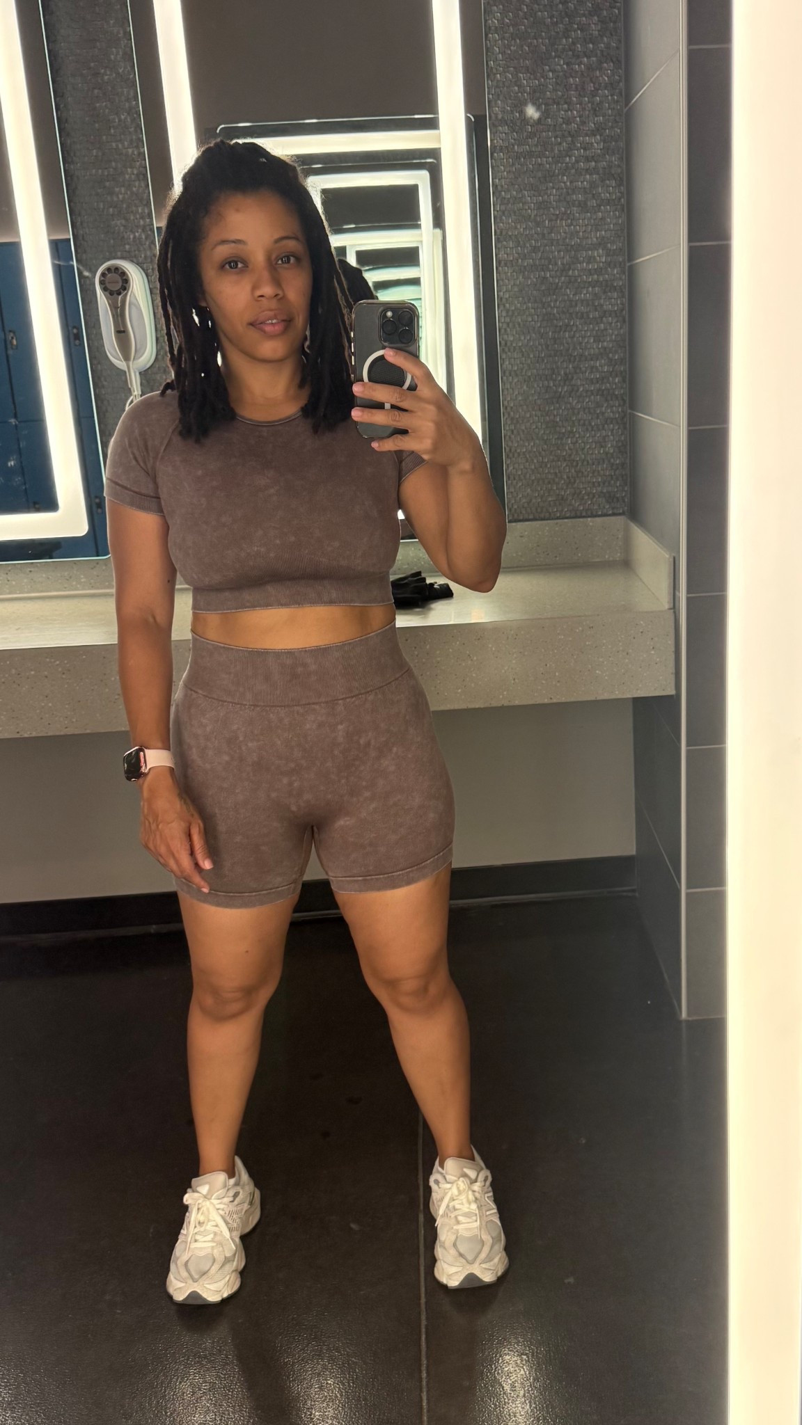 Amazon workout set. Wearing a medium. 

#LTKFindsUnder50 #LTKActive