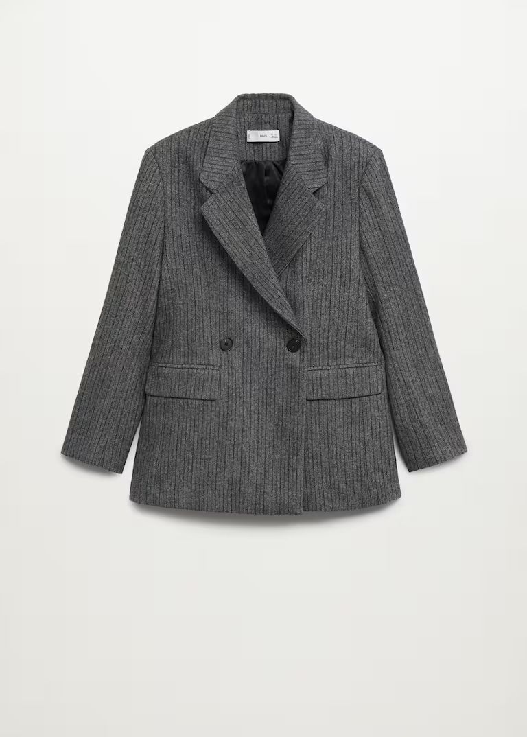 Check wool-blend coat | MANGO (US)